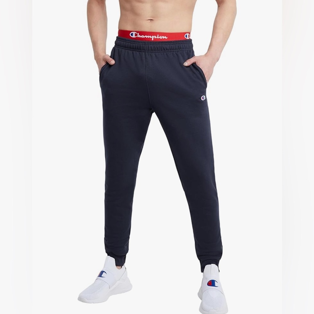 Champion Men'S Joggers, Powerblend, Fleece Joggers, Sweatpants For Men NWT Med